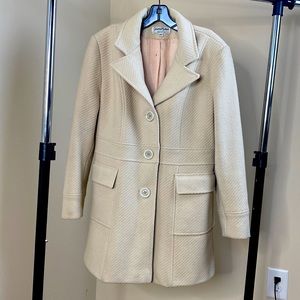 Jonathan Michael beige pea coat.